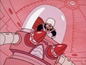 Screenshots from the 1999 Hanna-Barbera cartoon The Bare Facts