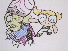 Screenshots from the 1999 Hanna-Barbera cartoon The Bare Facts