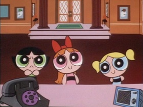 Screenshots from the 1999 Hanna-Barbera cartoon The Bare Facts