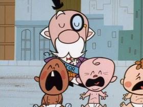 Screenshots from the 1999 Hanna-Barbera cartoon Impeach Fuzz