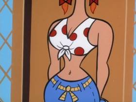 Screenshots from the 1999 Hanna-Barbera cartoon Impeach Fuzz