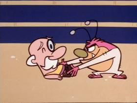 Screenshots from the 1999 Hanna-Barbera cartoon Impeach Fuzz