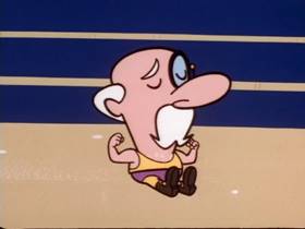 Screenshots from the 1999 Hanna-Barbera cartoon Impeach Fuzz