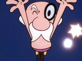 Screenshots from the 1999 Hanna-Barbera cartoon Impeach Fuzz