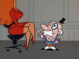 Screenshots from the 1999 Hanna-Barbera cartoon Impeach Fuzz