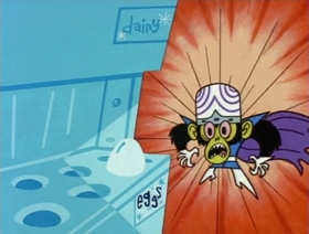 Screenshots from the 1999 Hanna-Barbera cartoon Just Another Manic Mojo