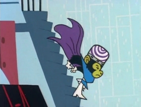 Screenshots from the 1999 Hanna-Barbera cartoon Just Another Manic Mojo