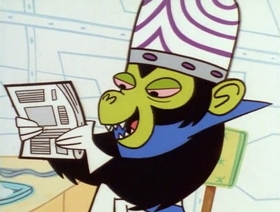 Screenshots from the 1999 Hanna-Barbera cartoon Just Another Manic Mojo