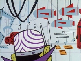 Screenshots from the 1999 Hanna-Barbera cartoon Just Another Manic Mojo