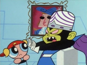 Screenshots from the 1999 Hanna-Barbera cartoon Just Another Manic Mojo