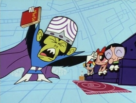 Screenshots from the 1999 Hanna-Barbera cartoon Just Another Manic Mojo