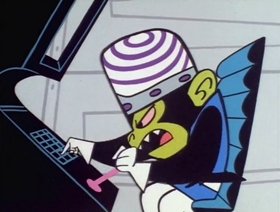 Screenshots from the 1999 Hanna-Barbera cartoon Just Another Manic Mojo