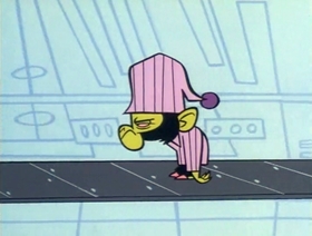 Screenshots from the 1999 Hanna-Barbera cartoon Just Another Manic Mojo