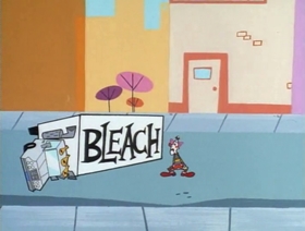 Screenshots from the 1999 Hanna-Barbera cartoon Mime for a Change