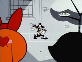 Screenshots from the 1999 Hanna-Barbera cartoon Mime for a Change