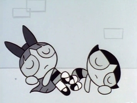 Screenshots from the 1999 Hanna-Barbera cartoon Mime for a Change