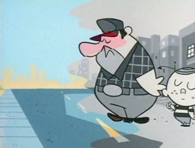 Screenshots from the 1999 Hanna-Barbera cartoon Mime for a Change