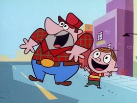 Screenshots from the 1999 Hanna-Barbera cartoon Mime for a Change