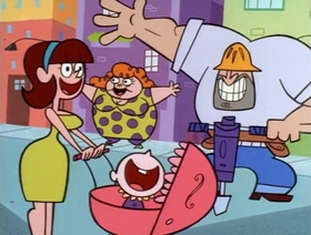 Screenshots from the 1999 Hanna-Barbera cartoon Mime for a Change