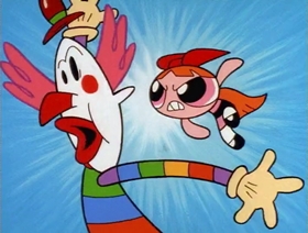 Screenshots from the 1999 Hanna-Barbera cartoon Mime for a Change