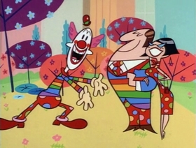 Screenshots from the 1999 Hanna-Barbera cartoon Mime for a Change