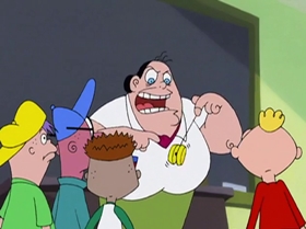 Screenshots from the 1999 Warner Bros. Television cartoon Shareena Takes the Cake