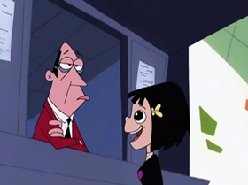 Screenshots from the 1999 Warner Bros. Television cartoon Shareena Takes the Cake