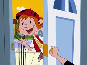 Screenshots from the 1999 Warner Bros. Television cartoon Shareena Takes the Cake