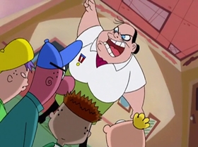 Screenshots from the 1999 Warner Bros. Television cartoon Shareena Takes the Cake