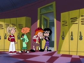 Screenshots from the 1999 Warner Bros. Television cartoon Shareena Takes the Cake