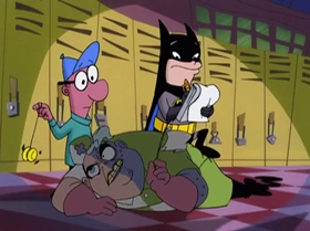 Screenshots from the 1999 Warner Bros. Television cartoon Shareena Takes the Cake