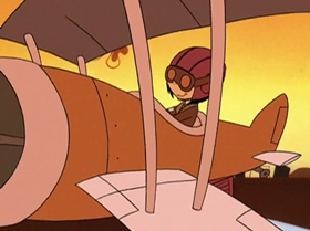 Screenshots from the 1999 Warner Bros. Television cartoon What Did You Séance?