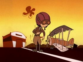 Screenshots from the 1999 Warner Bros. Television cartoon What Did You Séance?