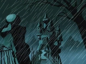 Screenshots from the 1999 Warner Bros. Television cartoon What Did You Séance?