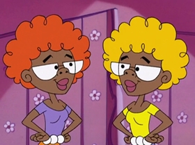 Screenshots from the 1999 Warner Bros. Television cartoon What Did You Séance?