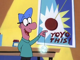 Screenshots from the 1999 Warner Bros. Television cartoon What Did You Séance?