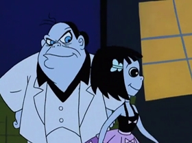 Screenshots from the 1999 Warner Bros. Television cartoon What Did You Séance?