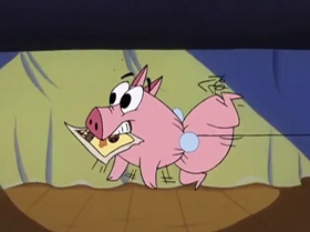 Screenshots from the 1999 Warner Bros. Television cartoon What Did You Séance?