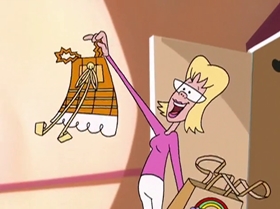 Screenshots from the 1999 Warner Bros. Television cartoon The Contest