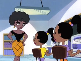 Screenshots from the 1999 Warner Bros. Television cartoon The Contest