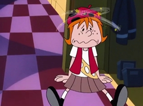 Screenshots from the 1999 Warner Bros. Television cartoon The Contest