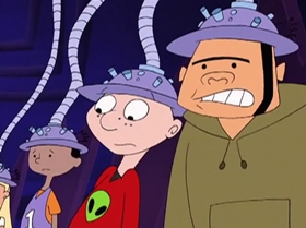 Screenshots from the 1999 Warner Bros. Television cartoon The Contest