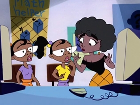 Screenshots from the 1999 Warner Bros. Television cartoon The Contest
