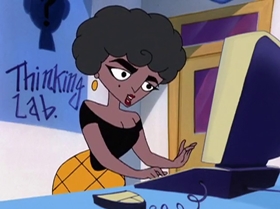 Screenshots from the 1999 Warner Bros. Television cartoon The Contest