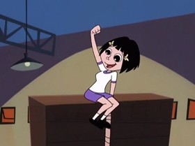 Screenshots from the 1999 Warner Bros. Television cartoon The Contest