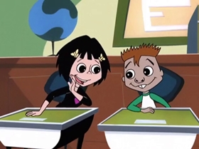 Screenshots from the 1999 Warner Bros. Television cartoon The Contest