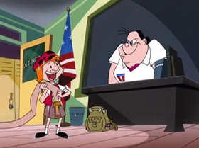 Screenshots from the 1999 Warner Bros. Television cartoon The Contest