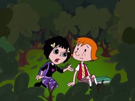 Screenshots from the 1999 Warner Bros. Television cartoon Too Good to Be Truant