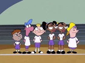 Screenshots from the 1999 Warner Bros. Television cartoon Too Good to Be Truant