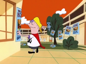 Screenshots from the 1999 Warner Bros. Television cartoon Too Good to Be Truant